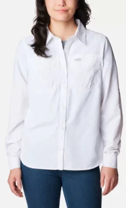 Longsleeve Columbia Women Silver Ridge 3.0 LS White