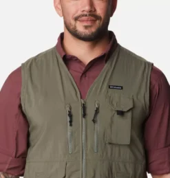 Vest Columbia Men Silver Ridge Utility Vest Stone Green -Columbia vest20groen203